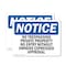 Signmission No Trespassing Private Property No Entry OSHA Notice Sign, Plastic, 14in W x 10in L, 2PK OS-2PACK-NS-P-1014-L-14971 - alternate 1